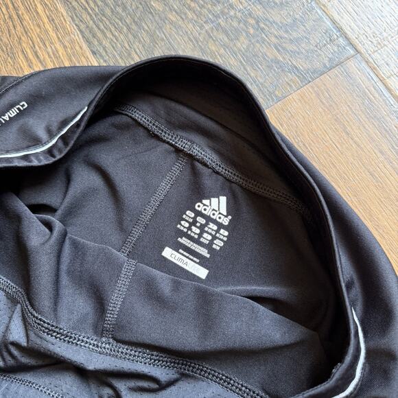 Adidas Climalite Cropped Leggings Women’s Medium Black Capris Athletic Gym - Picture 3 of 6